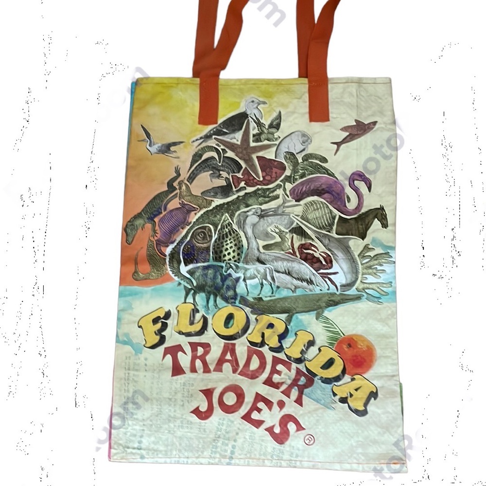 TRADER JOES FLORIDA Recycled Material Shopping Bag